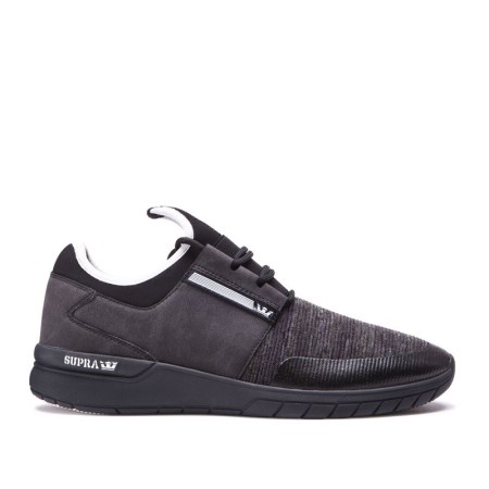 Supra Flow Run Mens Trainers Black UK 18GEI